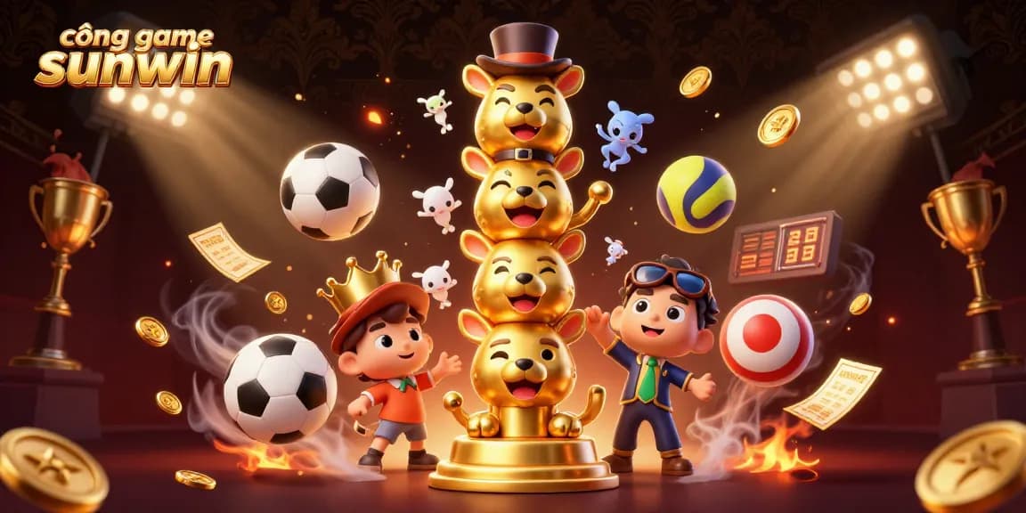 Experience thrilling spins at cổng game sunwin with vibrant casino elements and animated sports action!
