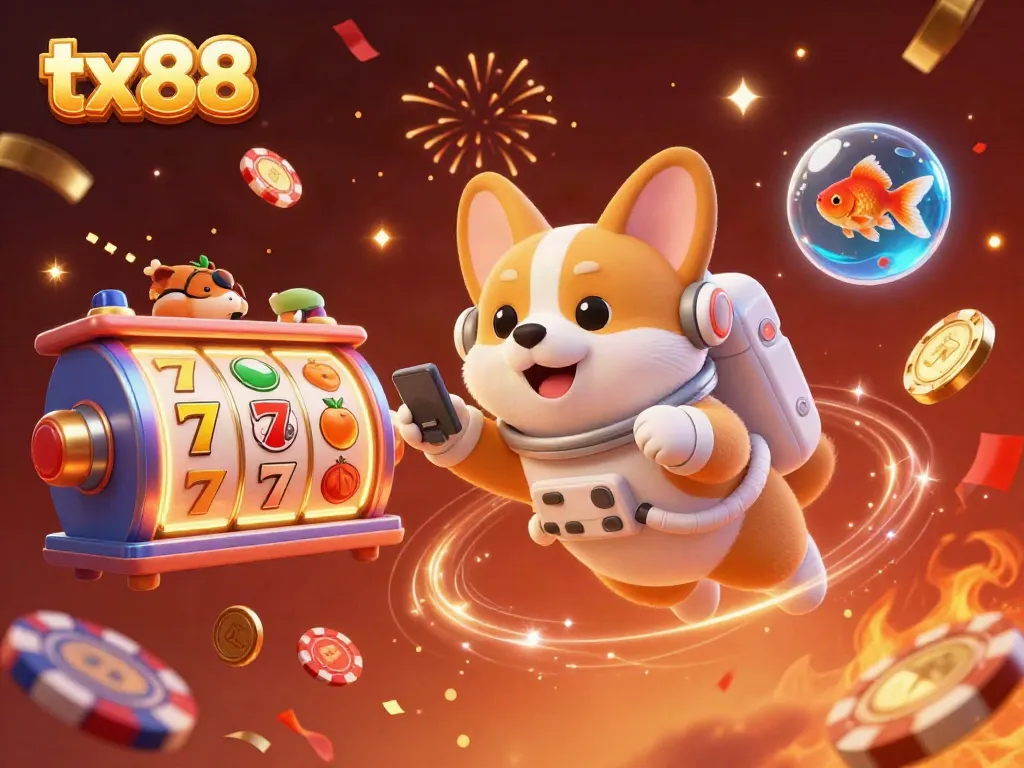 Experience thrilling moments at tx88 with vibrant casino elements, showcasing action in a dynamic casino scene.