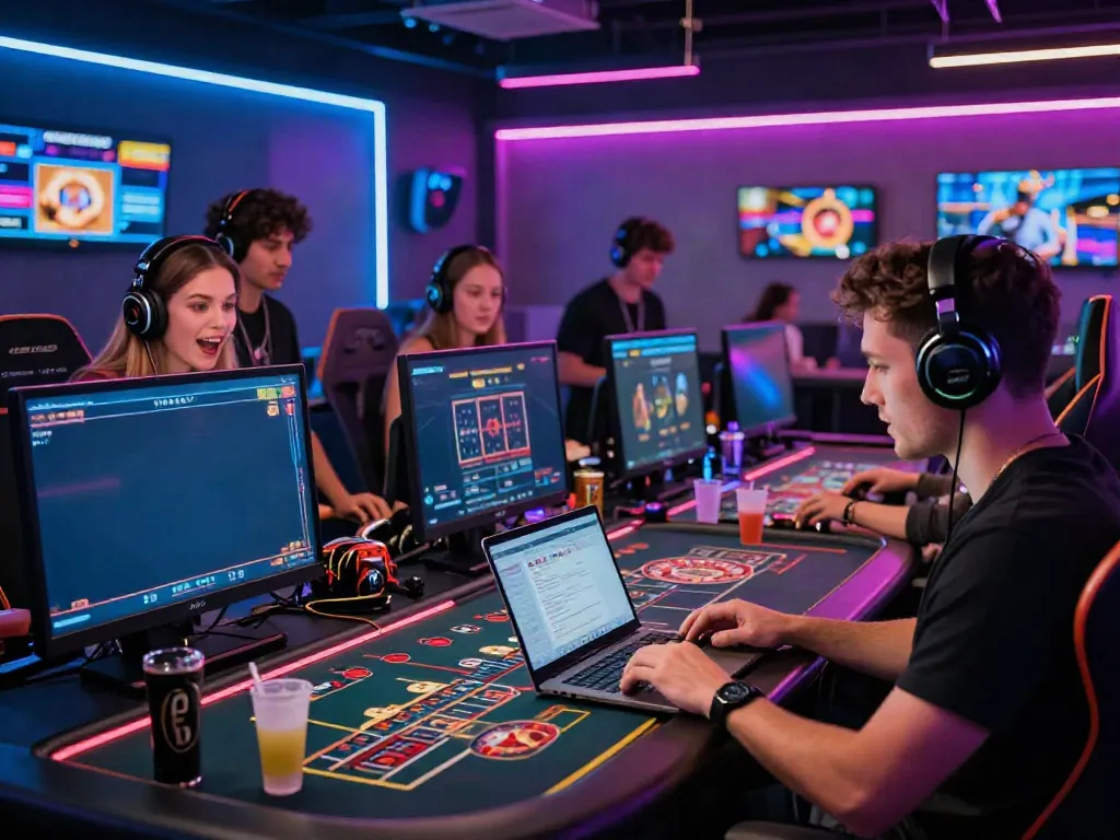 Interactive gaming experience on iwin platform with diverse players engaged in live casino activities.