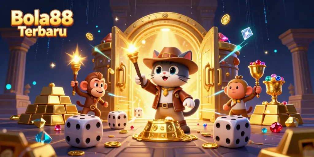 Experience thrilling adventures with Bola88 Terbaru in an exciting 3D casino world filled with treasures and artifacts.