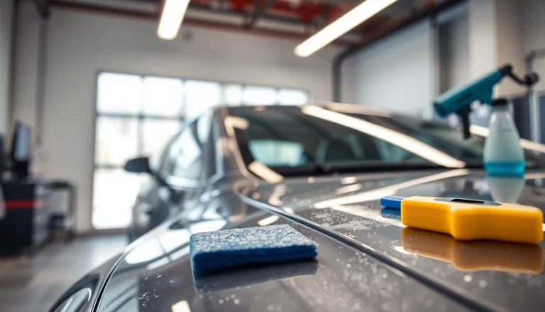 leasinfahrzeug aufbereitung durch professionelle Autoaufbereitung in einer modernen Werkstatt