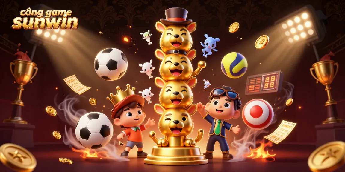 Experience thrilling spins at cổng game sunwin with vibrant casino elements and animated sports action!